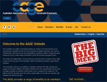 Tablet Screenshot of aage.com.au